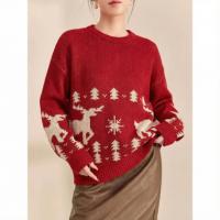 唐狮2026秋冬毛衣情侣款圆领套头费尔岛提花节日氛围毛线衫超好看