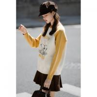 【史努比联名款】唐狮2026秋冬季情侣插肩袖卡通可爱设计毛线衫