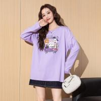 唐狮2025春季新款女长袖T恤圆领净色百搭休闲超好看早春上衣潮