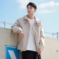 【T8纤维】唐狮秋季新款外套男户外休闲连帽防水冲锋少年上衣男生