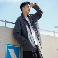 唐狮2025秋季新款夹克外套男立领休闲春秋夹克男宽松秋短款教练服