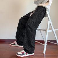 唐狮2026男裤秋冬高级感新款宽松直筒休闲长裤百搭潮流阔腿帅气