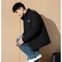 唐狮2026秋冬季短款棉衣男立领保暖加厚外套简约设计休闲风男装