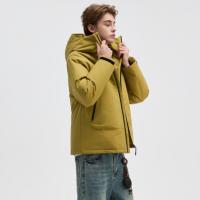 唐狮2026冬季新款男短款羽绒服连帽冲锋少年上衣流行简约高级感