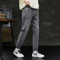 唐狮2026秋冬新款男牛仔裤宽松口袋小脚裤水洗潮流休闲修身男裤