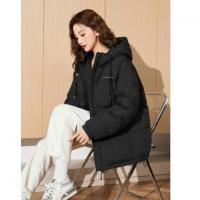 唐狮2026冬季男士连帽前胸绣花短款羽绒服百搭高级感保暖外套