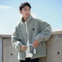 唐狮2026秋冬季加厚外套短款立领情侣同码仿羊羔毛外套保暖时尚潮