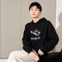 唐狮2025春秋季新款连帽卫衣男生宽松帽衫美式上衣服ins外套潮牌