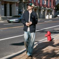 唐狮2026秋季新款男外套棒球领飞行夹克休闲百搭拉链上衣潮流简约