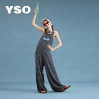 yso【酷猫系列】睡衣女夏雪尼尔连体休闲简约高级感可外穿家居服B