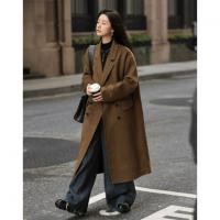 【韩系气质】秋款阔版西装式大翻领气质百搭羊毛大衣女