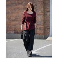 【静奢全绵羊毛】秋季气质通勤U领线衫轻薄舒弹遮肉针织衫女上衣