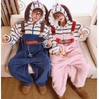 Gukoo/果壳情侣睡衣冬季史努比联名新款珊瑚绒保暖家居服连体衣D