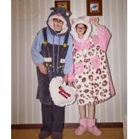 Gukoo/果壳情侣睡衣冬季迪士尼联名新款毛绒保暖女家居服睡袍D