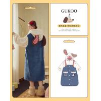 【轰轰小狗】睡衣女秋冬加厚加绒高级感可外穿居家连帽睡袍女