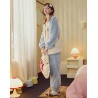 【疯狂动物城系列】睡衣女秋冬加厚豹纹款高级感可外穿居家服套装