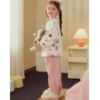【超值捡漏】泰迪熊睡衣女童秋冬中大童珊瑚絨高品质家居服套装
