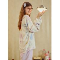 【超值捡漏】珊瑚绒朱迪睡衣女秋冬厚款满印高品质外穿家居服套装
