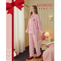 【红运系列】睡衣女秋冬加绒加厚本命年结婚红色家居服套装