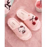 【红运系列】KT秋冬拖鞋女保暖毛绒刺绣本命年红品婚庆家居拖鞋