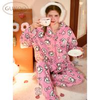 Gukoo/果壳【2025新款牛奶绒合集】爆款女冬季家居服加绒套装