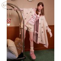 Gukoo果壳冬季Mikko联名保暖半边绒少女甜美可爱可外穿家居服短裤