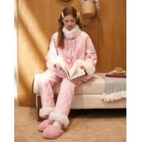 【三层夹棉】睡衣秋冬女款夹棉加厚新中式系列少女感家居服套装